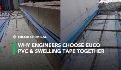 Watertight Concrete: Why Engineers Choose Euco PVC and Swelling Tape Together